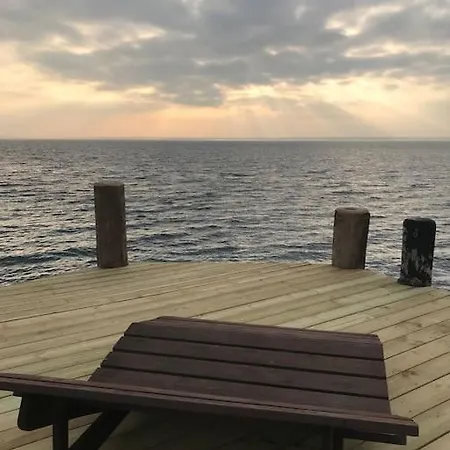 شقة Hyggelig Lejlighed Med Havudsigt - Taet Pa *